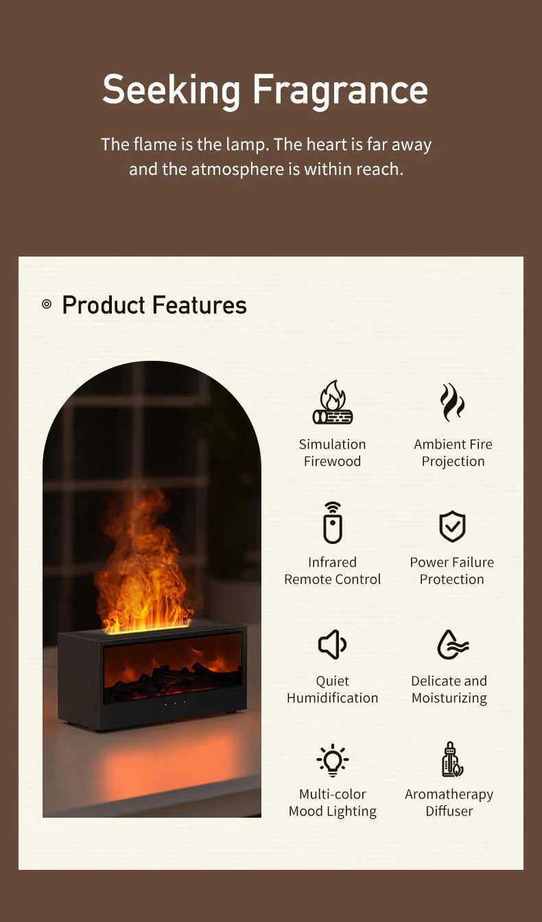 NexThings Fireplace Air Humidifier & Aroma Diffuser - Gallery 7