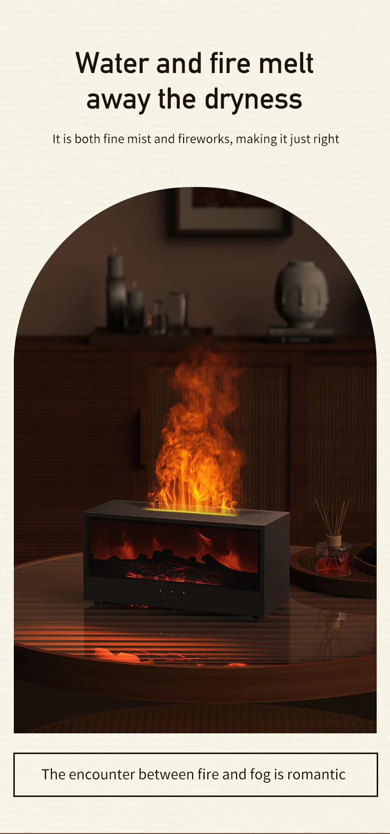 NexThings Fireplace Air Humidifier & Aroma Diffuser - Gallery 2